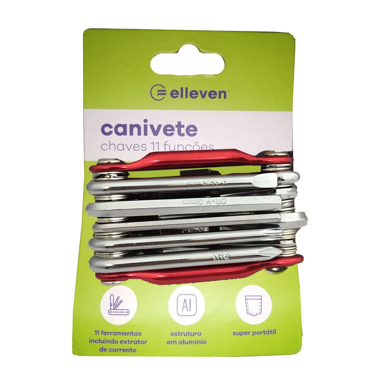 Chave Canivete Elleven 11 Funções Extrato...