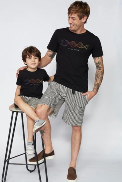 CAMISA SENSE INFANTIL DNA GROM PRETO TAM 4