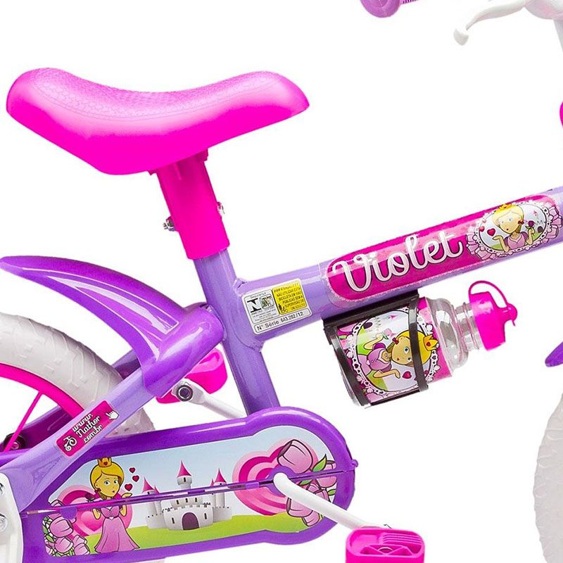 Bicicleta Infantil Nathor Aro 12 Violet