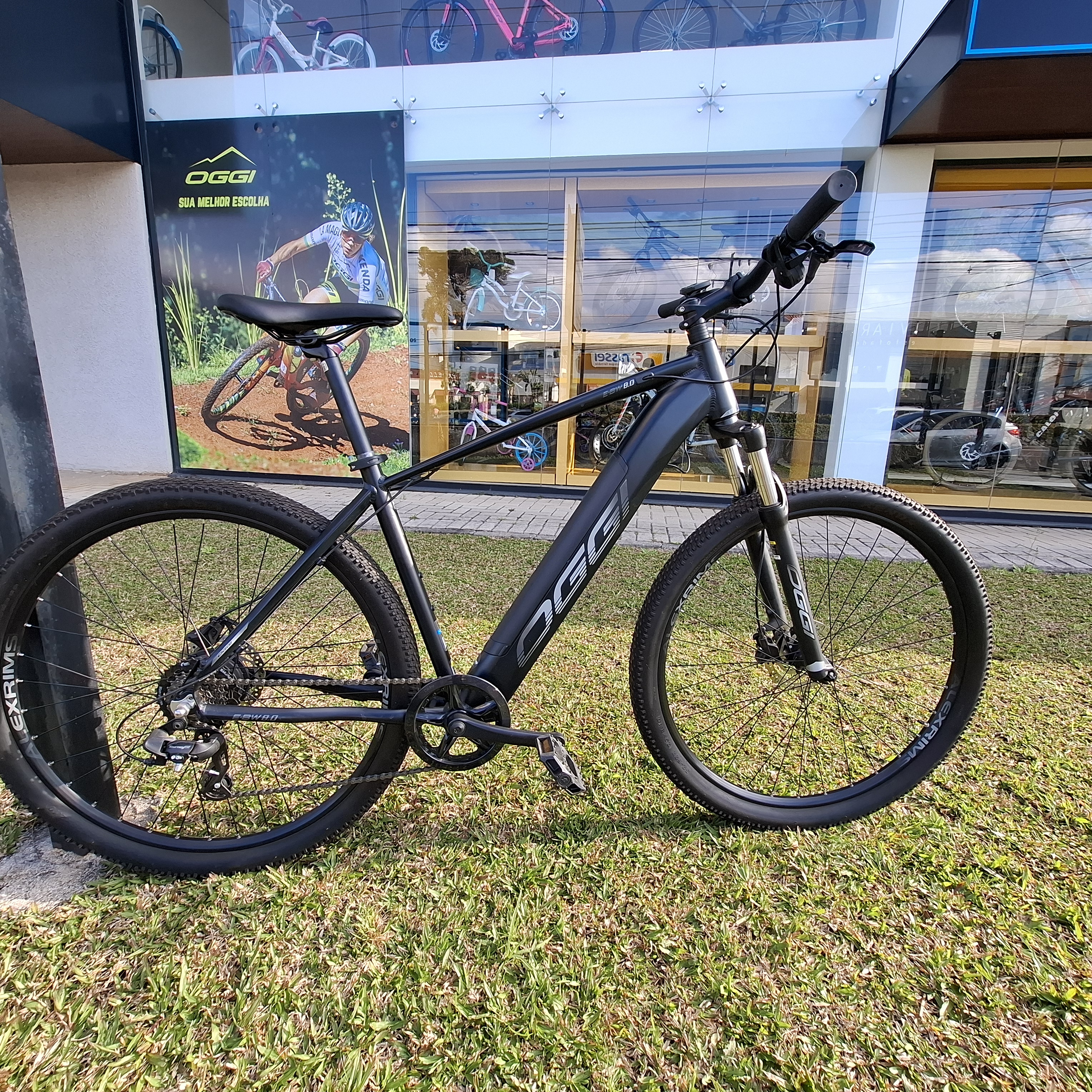 Bicicleta Elétrica Seminova Urbana Oggi 8...