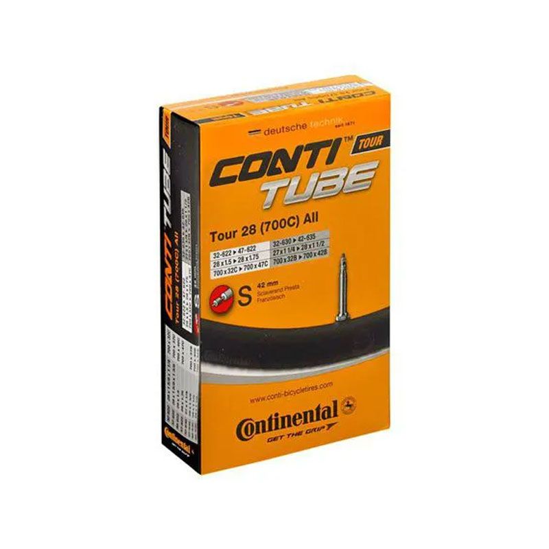 CAMARA DE AR CONTINENTAL TOUR 700X28/37C S42