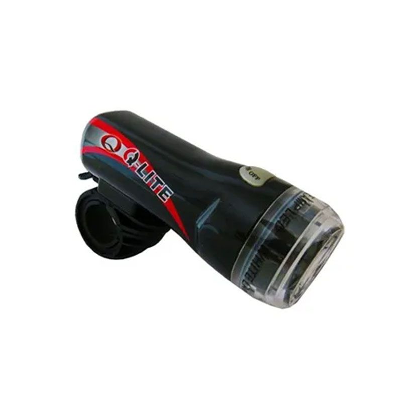 FAROL 3 LEDS 2 FUNÇÕES QL-227 PRETO