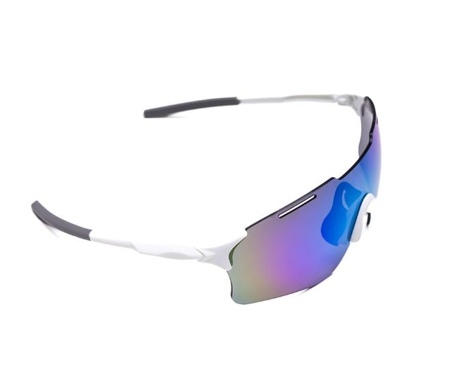 ÓCULOS DE CICLISMO ESPELHADO BRANCO/CAMALEAO