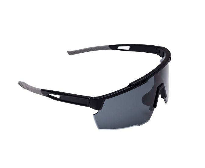 ÓCULOS DE CICLISMO ESPELHADO PRETO/PRETO