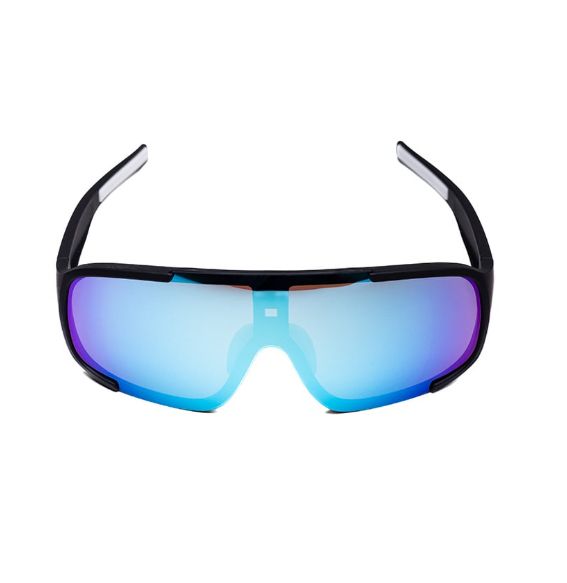 ÓCULOS DE CICLISMO ESPELHADO PRETO/AZUL/ROXO