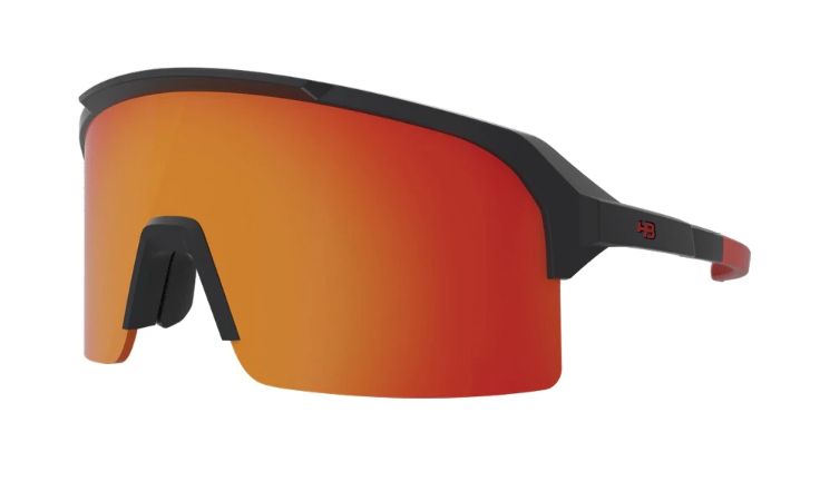 ÓCULOS HB EDGE MATTE GRAPHITE RED CHROME