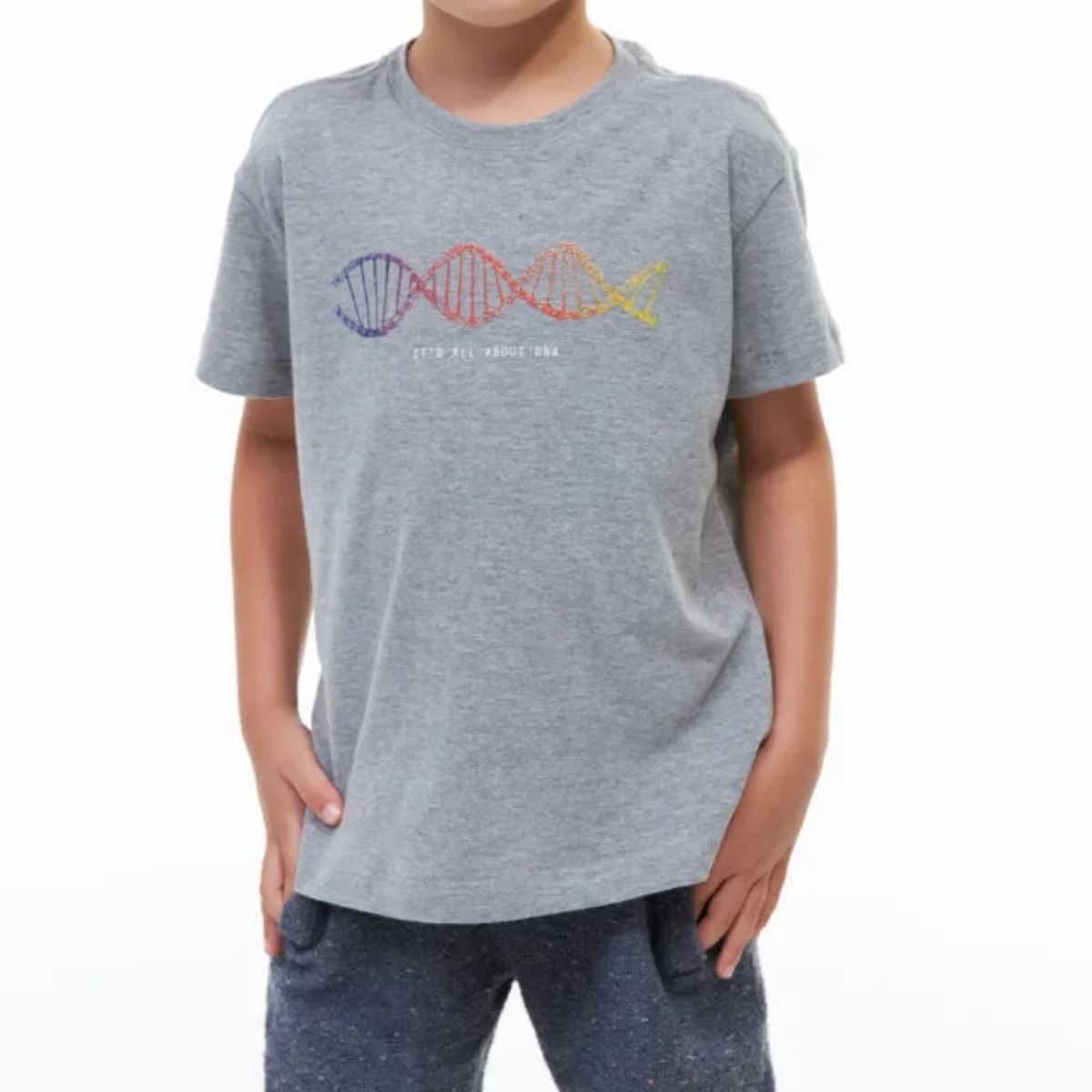 CAMISA SENSE INFANTIL GROM DNA CINZA TAM 6