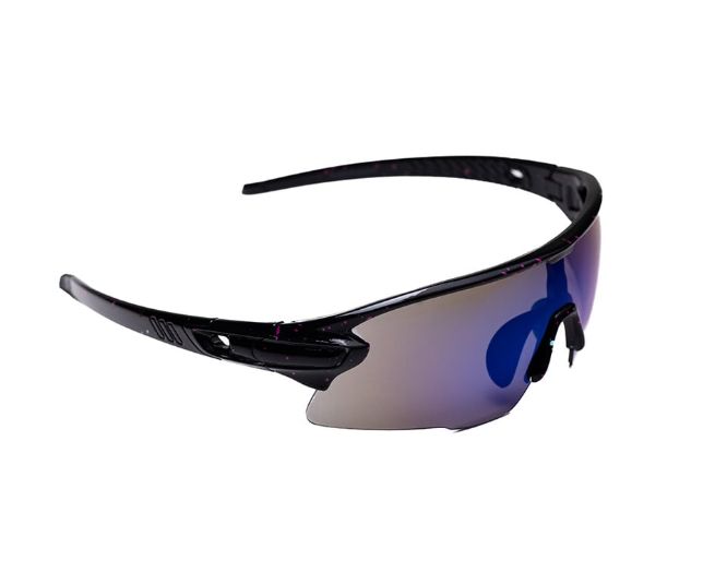 ÓCULOS DE CICLISMO ESPELHADO PRETO/AZUL